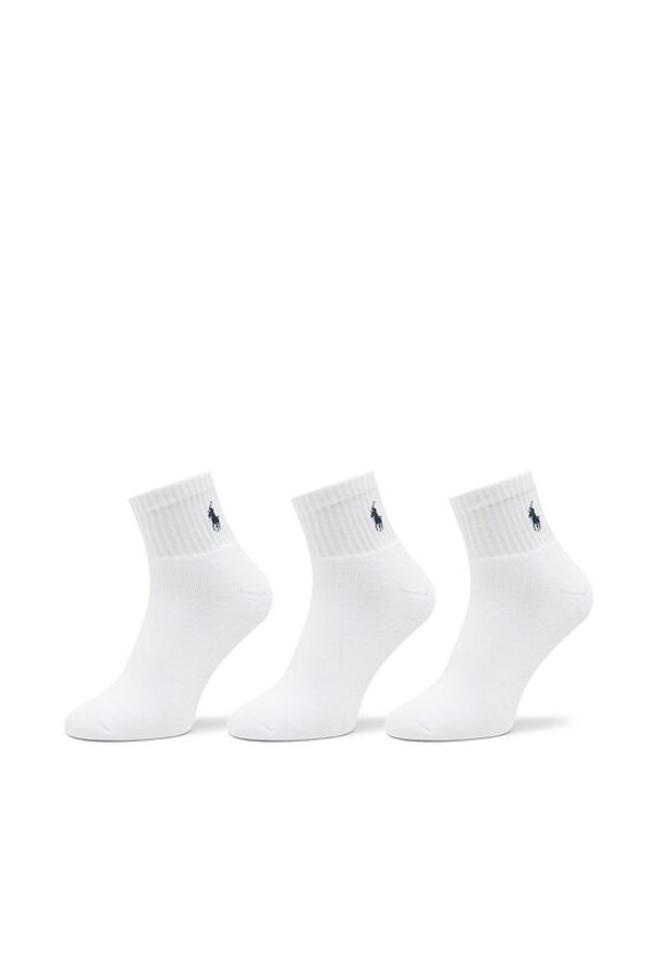 Polo Ralph Lauren Skarpety długie 449655220003 Biały. Kolor: biały. Materiał: bawełna