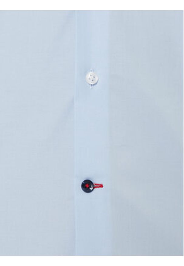 TOMMY HILFIGER - Tommy Hilfiger Koszula MW0MW40524 Błękitny Slim Fit. Kolor: niebieski. Materiał: bawełna