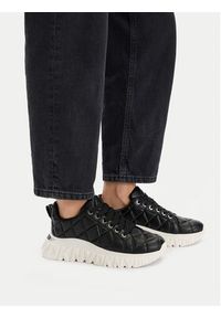DKNY Sneakersy K4590226 Czarny. Kolor: czarny. Materiał: skóra #4