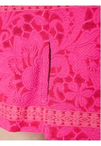 NAF NAF Spódnica mini Cybele THNJ81A Różowy Regular Fit. Kolor: różowy. Materiał: wiskoza