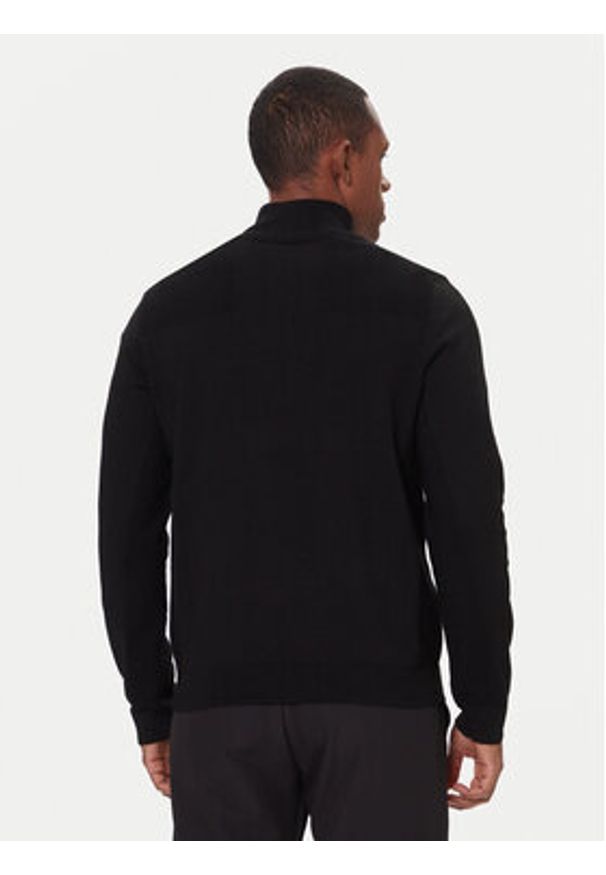 BOSS Sweter Momentum-X QZ 50547898 Czarny Regular Fit. Kolor: czarny. Materiał: syntetyk