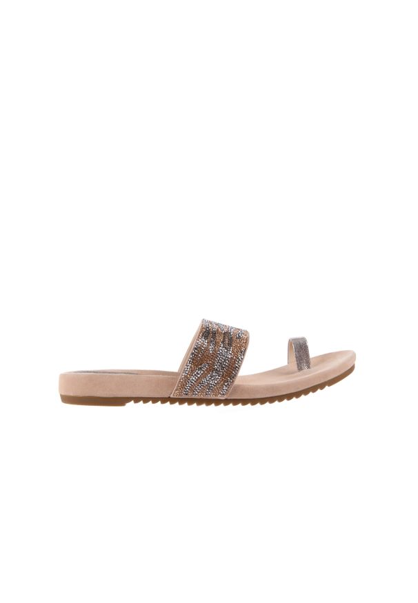 Klapki Sca'viola ZLR70 Brown, Brąz, Skóra naturalna. Okazja: na co dzień. Kolor: brązowy. Materiał: skóra. Styl: casual