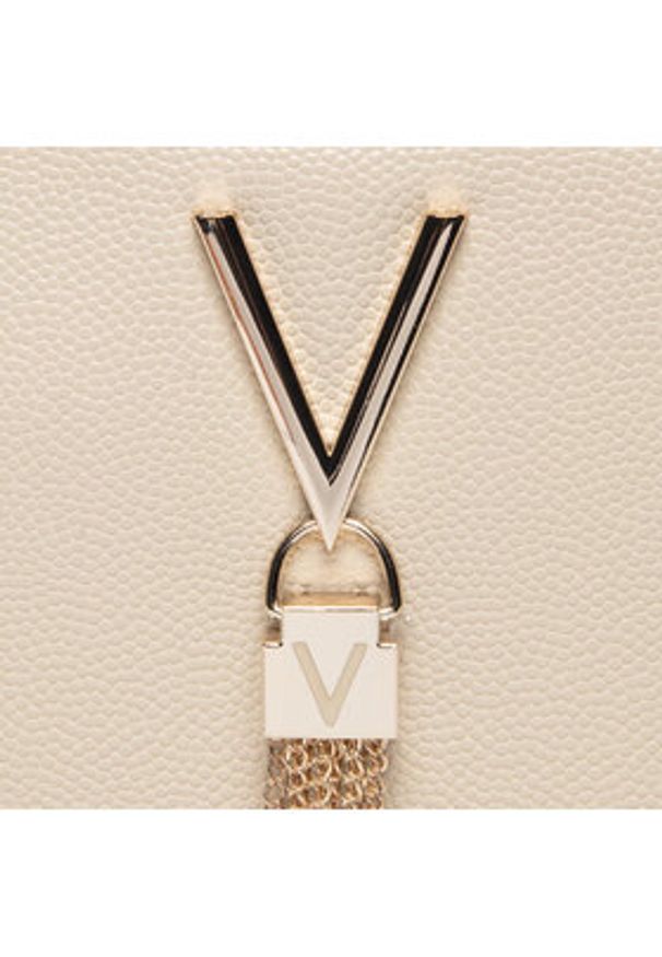 VALENTINO - Valentino Torebka Divina VBS1R409G Beżowy. Kolor: beżowy. Materiał: skórzane