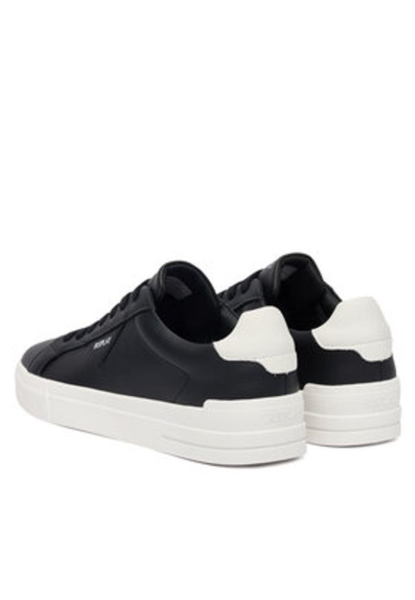 Replay - REPLAY Sneakersy GMZ7D .000.C0001L Czarny. Kolor: czarny. Materiał: skóra