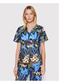 Cyberjammies Koszulka piżamowa Sierra 9069 Granatowy Regular Fit. Kolor: niebieski