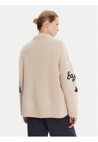 Weekend Max Mara Kardigan Belgio 2525346082 Beżowy Relaxed Fit. Kolor: beżowy. Materiał: wełna #5