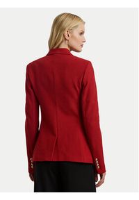 Lauren Ralph Lauren - LAUREN RALPH LAUREN Marynarka 200797305026 Czerwony Slim Fit. Kolor: czerwony. Materiał: bawełna #4
