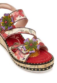 Laura Vita Sandały Ballon 09 Kolorowy. Materiał: skóra. Wzór: kolorowy #2