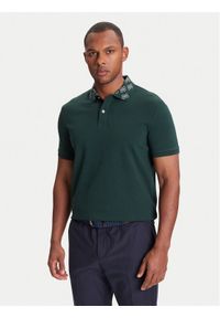 Guess Polo M5YP34 KCJV1 Zielony Regular Fit. Typ kołnierza: polo. Kolor: zielony. Materiał: bawełna