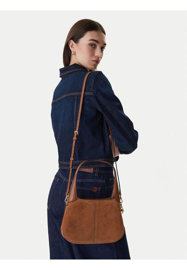 MICHAEL Michael Kors Torebka 30R6G0XL1S Brązowy. Kolor: brązowy. Materiał: skórzane, zamszowe