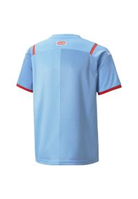 Podkoszulek Puma Sks Away Shirt Replica Jr Team, Dzieci. Kolor: niebieski, wielokolorowy, szary. Materiał: materiał, poliester