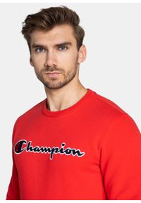 Bluza męska Champion Organic Cotton Blend Script Logo (216471-RS011). Kolor: czerwony. Materiał: materiał. Styl: sportowy, elegancki #4