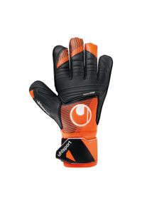UHLSPORT - Dziecięce rękawice bramkarskie Uhlsport Super Resist HN. Kolor: wielokolorowy, żółty, czarny, pomarańczowy, biały. Sport: piłka nożna #1