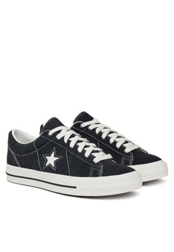 Converse Tenisówki One Star 95 A14711C Czarny. Kolor: czarny. Materiał: skóra, zamsz