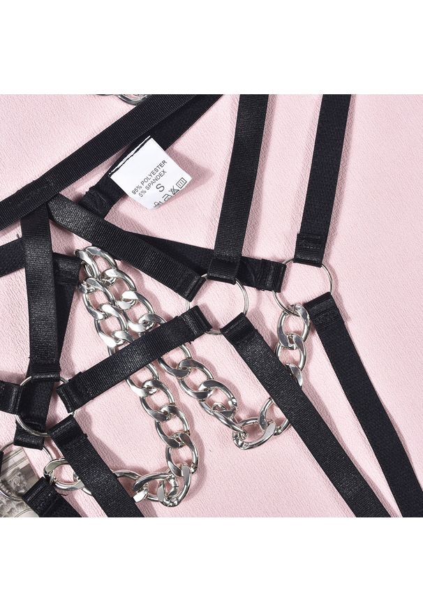 Intica - Bielizna z paseczków z odważnym designem Jaquelyn. Kolor: czarny. Materiał: materiał