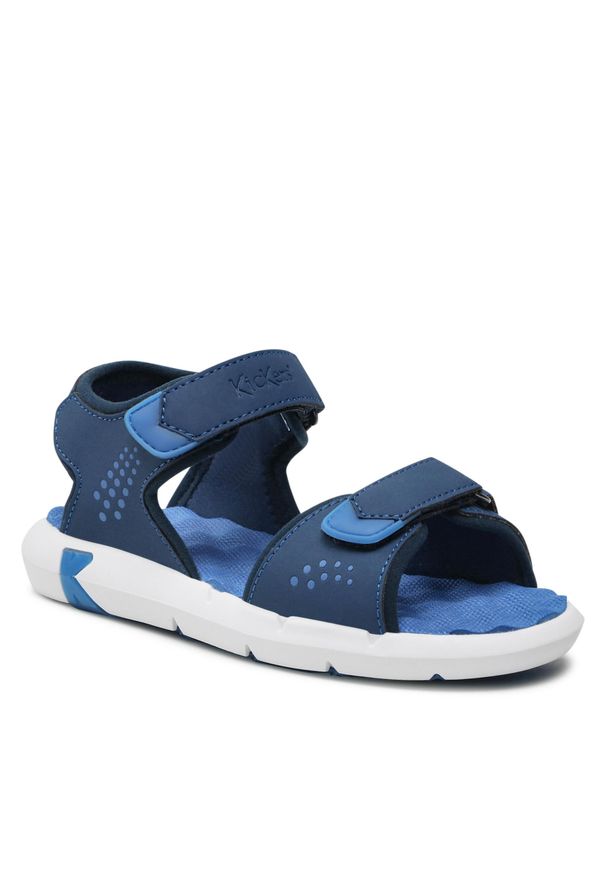Sandały Kickers Jamangap 858670-30 S Bleu 5. Kolor: niebieski. Materiał: skóra