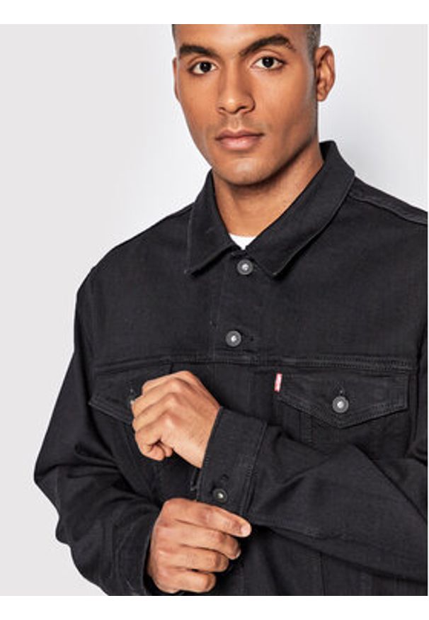 Levi's® Kurtka jeansowa The Trucker 72334-0403 Czarny Regular Fit. Kolor: czarny. Materiał: jeans, bawełna