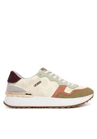 Guess Sneakersy FLPVN5 FAM12 Écru. Materiał: skóra #1