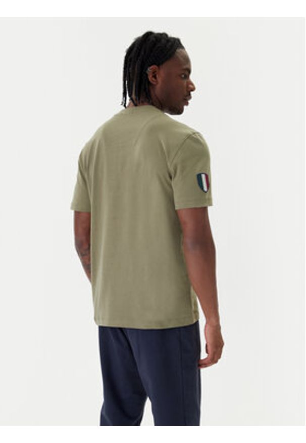Aeronautica Militare T-Shirt 261TS2544UJ00592 Zielony Regular Fit. Kolor: zielony. Materiał: bawełna