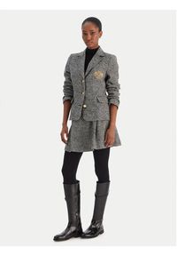 TOMMY HILFIGER - Tommy Hilfiger Spódnica mini WW0WW48787 Szary Regular Fit. Kolor: szary. Materiał: wełna #2