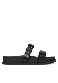 Armani Exchange Klapki XW002575 AF21266 UC001 Czarny. Kolor: czarny. Materiał: skóra #1