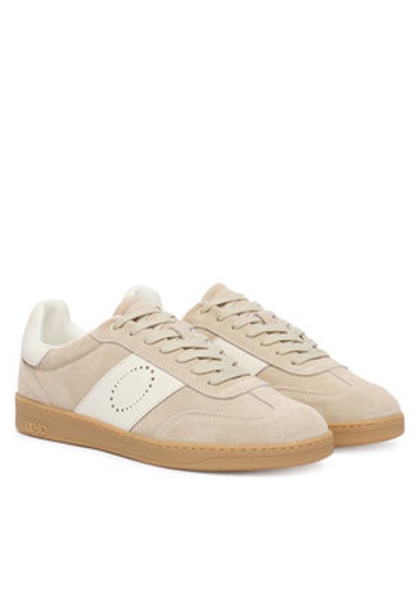 Liu Jo Sneakersy 7B6015 PX310 Beżowy. Kolor: beżowy. Materiał: skóra, zamsz