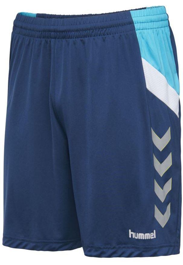 Męskie Szorty Sportowe Hummel Move Tech Poly w Kolorze Morskim. Kolor: niebieski. Sport: fitness