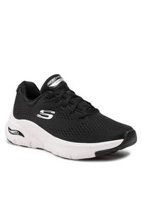 skechers - Skechers Sneakersy Arch Fit 149057/BKW Czarny. Kolor: czarny. Materiał: materiał #4