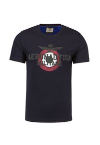 Aeronautica Militare - T-shirt AERONAUTICA MILITARE T-SHIRT M.C.. Okazja: na co dzień. Materiał: bawełna. Długość rękawa: krótki rękaw. Długość: krótkie. Wzór: nadruk. Styl: klasyczny, casual #1