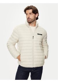 Calvin Klein Kurtka zimowa K10K113474 Beżowy Regular Fit. Kolor: beżowy. Materiał: syntetyk. Sezon: zima