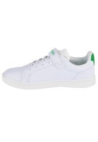 Kappa - Buty sportowe Sneakersy dziecięce, Kelford K. Kolor: biały. Materiał: guma, materiał, tkanina, syntetyk. Sport: turystyka piesza
