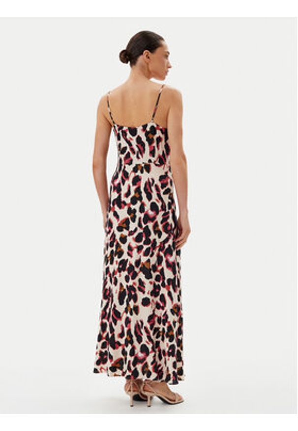 YAS Sukienka letnia Savanna 26035342 Beżowy Regular Fit. Kolor: beżowy. Materiał: wiskoza. Sezon: lato