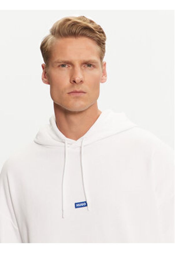 Hugo Bluza Nalonso 50522374 Biały Regular Fit. Kolor: biały. Materiał: bawełna