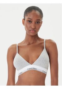 Calvin Klein Underwear Biustonosz braletka LV00QF8498 Szary. Kolor: szary. Materiał: bawełna