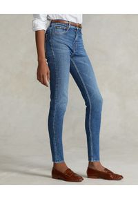 Ralph Lauren - RALPH LAUREN - Spodnie jeansowe Tompkins Skinny. Stan: podwyższony. Kolor: niebieski #4