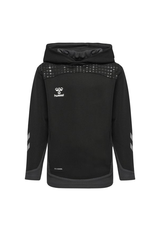 Bluza dziecięca z kapturem Hummel hmlLEAD poly. Typ kołnierza: kaptur. Kolor: czarny. Sport: joga i pilates