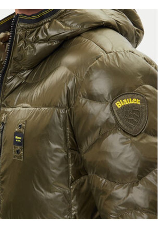 Blauer Kurtka puchowa 25WBLUC03074006355 Zielony Regular Fit. Kolor: zielony. Materiał: syntetyk
