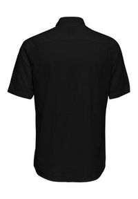 Only & Sons Koszula 22009885 Czarny Slim Fit. Kolor: czarny. Materiał: bawełna #5