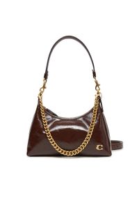 Coach Torebka Juliet 25 CAD75 B4MPL Brązowy. Kolor: brązowy. Materiał: skórzane