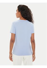 Guess T-Shirt W1YI1B I3Z14 Błękitny Regular Fit. Kolor: niebieski. Materiał: bawełna