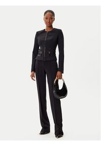 Elisabetta Franchi Spodnie materiałowe PA-113-56E2-V340 Czarny Regular Fit. Kolor: czarny. Materiał: bawełna #4