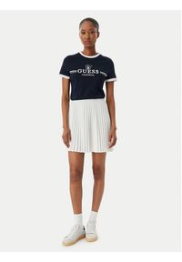 Guess T-Shirt V6GI08 K2975 Granatowy Regular Fit. Kolor: niebieski. Materiał: bawełna #4