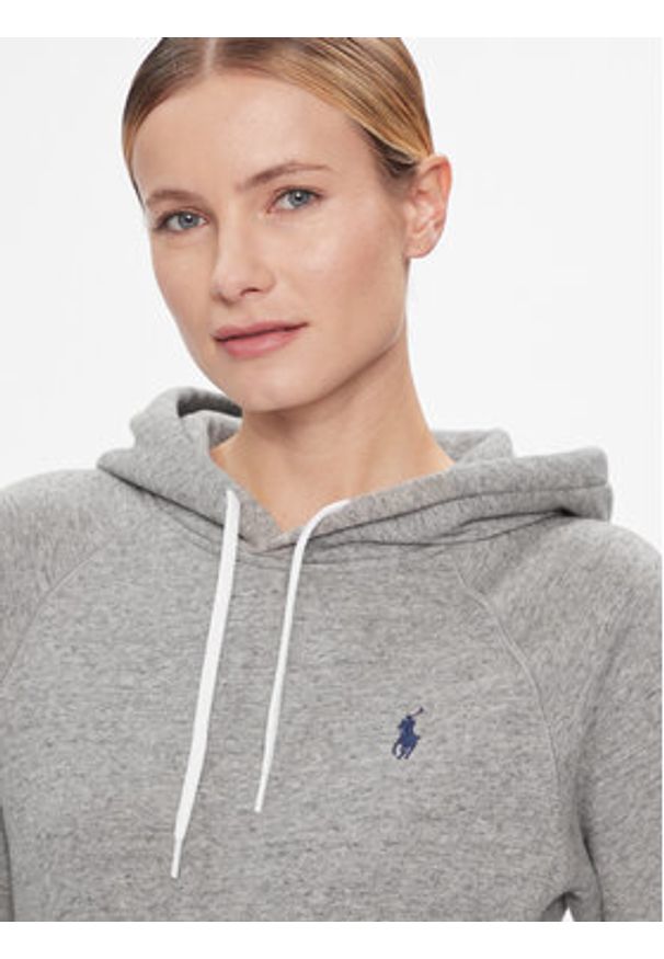 Polo Ralph Lauren Bluza Prl Shrknhd 211943007004 Szary Regular Fit. Typ kołnierza: polo. Kolor: szary. Materiał: bawełna