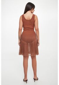 Elisabetta Franchi - Sukienka z ażurowej dziany ELISABETTA FRANCHI. Wzór: ażurowy #3