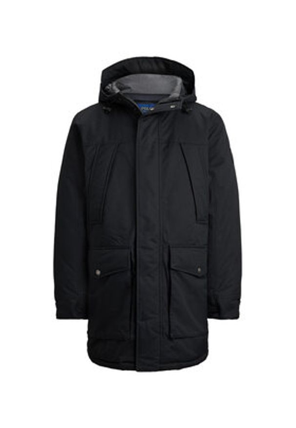 Polo Ralph Lauren Kurtka puchowa 710968114002 Czarny Regular Fit. Typ kołnierza: polo. Kolor: czarny. Materiał: bawełna, syntetyk. Sezon: zima