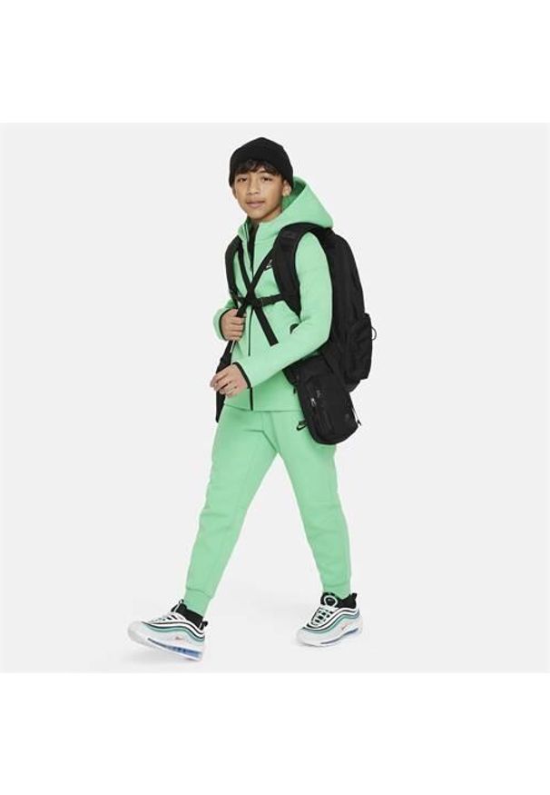 Spodnie sportowe chłopięce Nike Tech Fleece. Kolor: niebieski. Materiał: dresówka