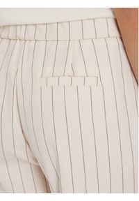 Maryley Spodnie materiałowe 25IB598/M17/35PA Écru Regular Fit. Materiał: syntetyk #4