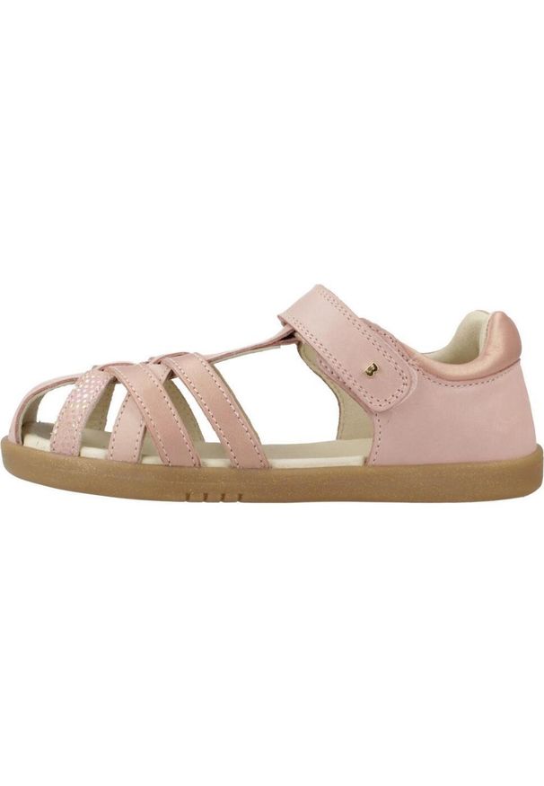 Sandały BOBUX CROSS JUMP Rose. Kolor: różowy. Materiał: skóra