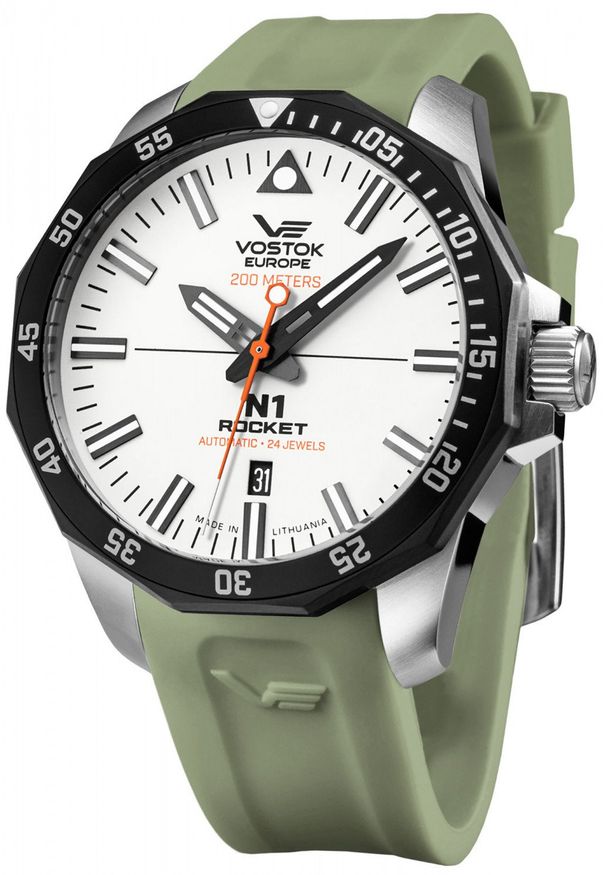 Zegarek męski Vostok Europe NH35A-225E711SK zielony. Kolor: zielony
