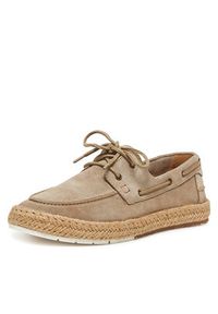 Gino Rossi Espadryle BUMPER-01 MI08 Beżowy. Kolor: beżowy. Materiał: zamsz, skóra #4